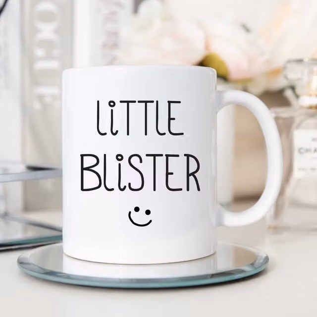 60 SECOND MAKEOVER Little Blister Ceramic Mug in White
