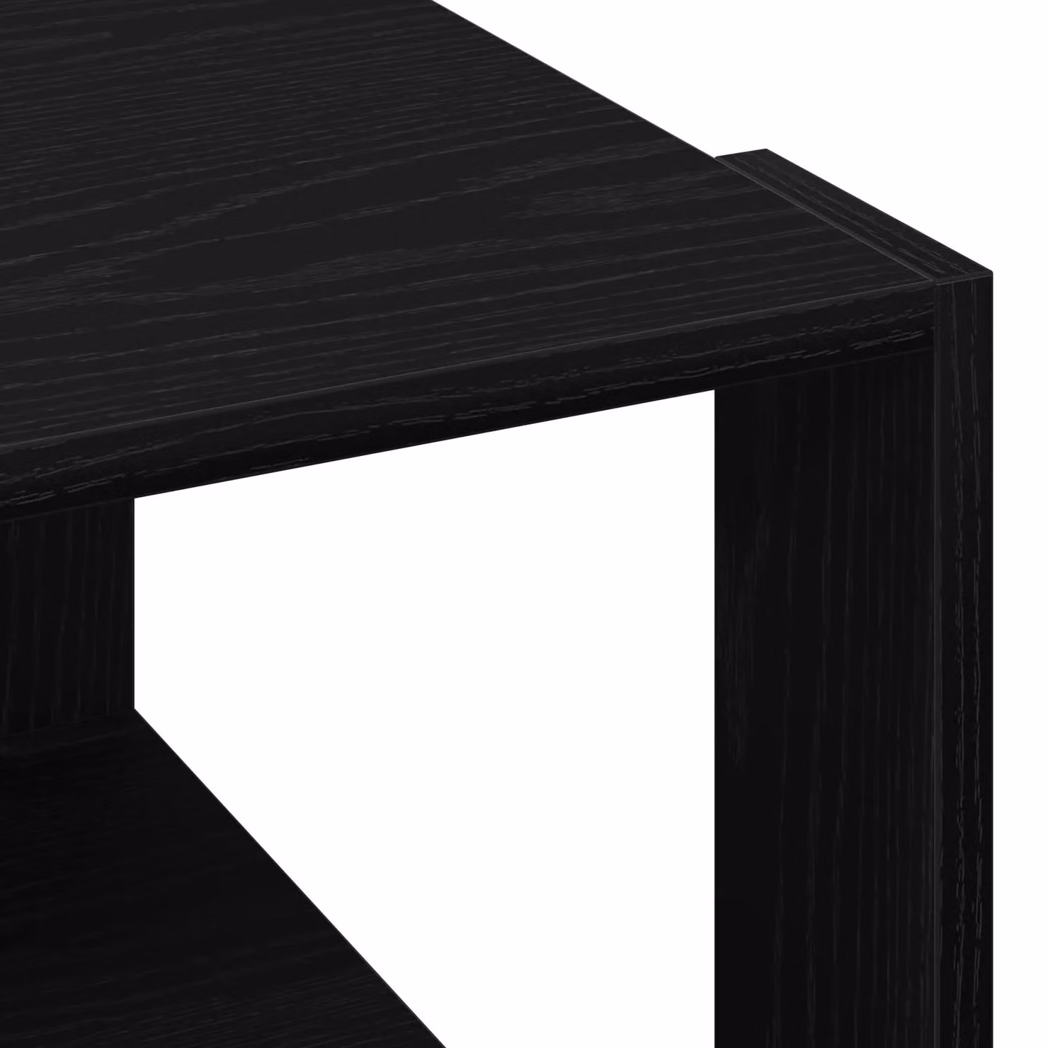 Berkfield Home Black Oak Couch Table, W: 85 cm, D: 55 cm, H: 31 cm – 4