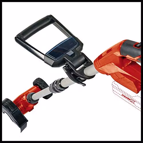 Einhell Cordless Patio Cleaner 18V PXC with Adjustable Telescopic Long Handle and Twin Brush in Black and Red – 3