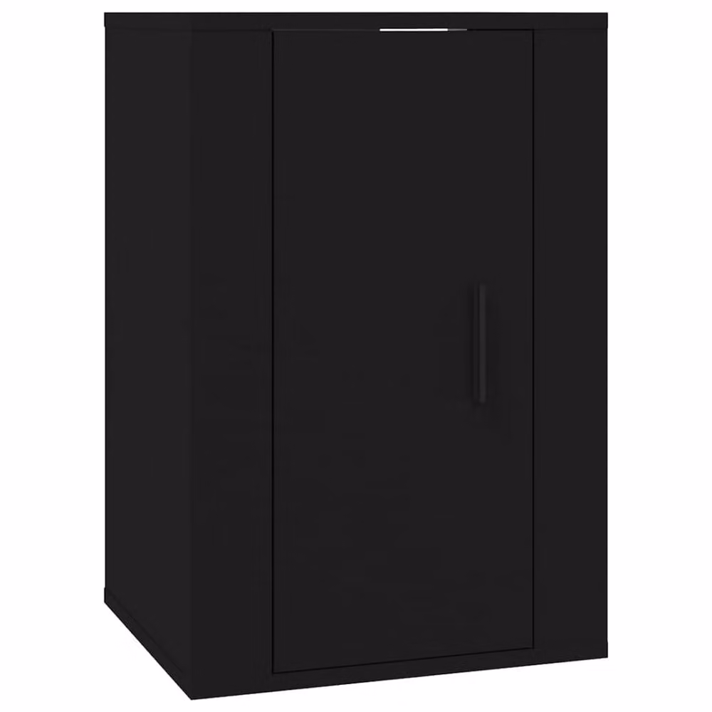 Berkfield Home Wall Mounted TV Cabinet in Black, W/D/H: 40 x 34.5 x 60 cm – 3