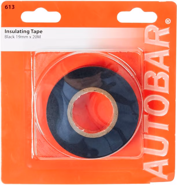 Autobar Insulating Tape, Black, 20m