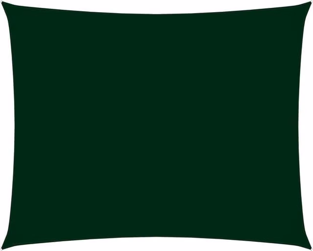 Berkfield Home Rectangular Sunshade Sail in Dark Green Oxford Polyester Fabric, W: 300 cm, L: 450 cm