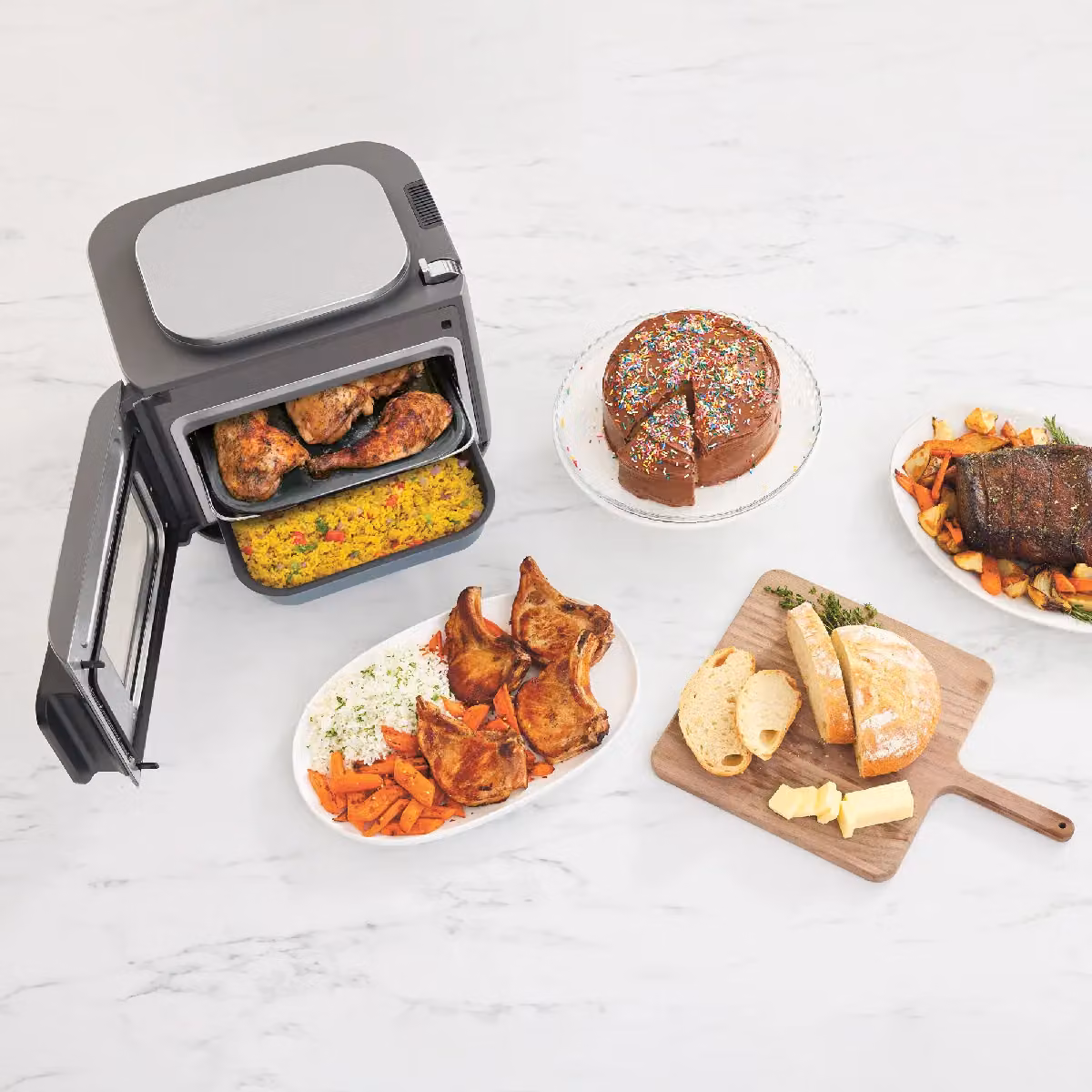 Ninja Combi 12-in-1 Multi-Cooker, Oven and Air Fryer SFP700UK in Grey – 2