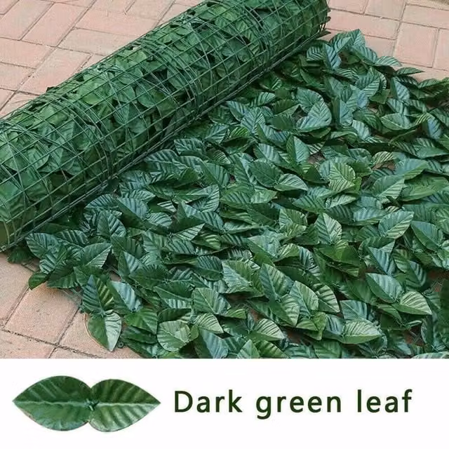 SPETLEK 3m Artificial Ivy Leaf Hedge in Green
