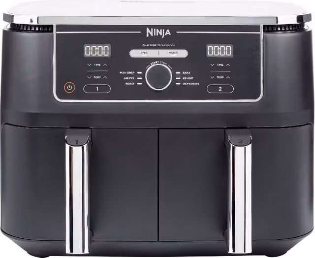 Ninja Foodi MAX Dual Zone Air Fryer 9.5L AF400UK in Grey and Black – 1