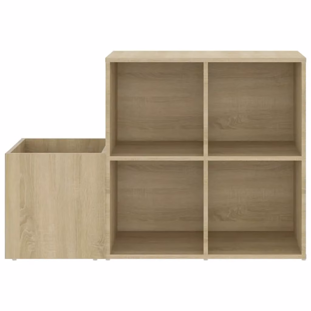 Berkfield Home Hall Shoe Cabinet in Sonoma Oak Brown, W/D/H: 105 x 35.5 x 70 cm – 2