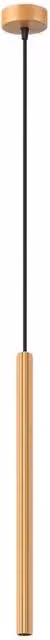 Sollux Lighting Arche Modern Metal Pendant Bar Lamp in Gold, W/D/H: 120 x 8 x 8 cm