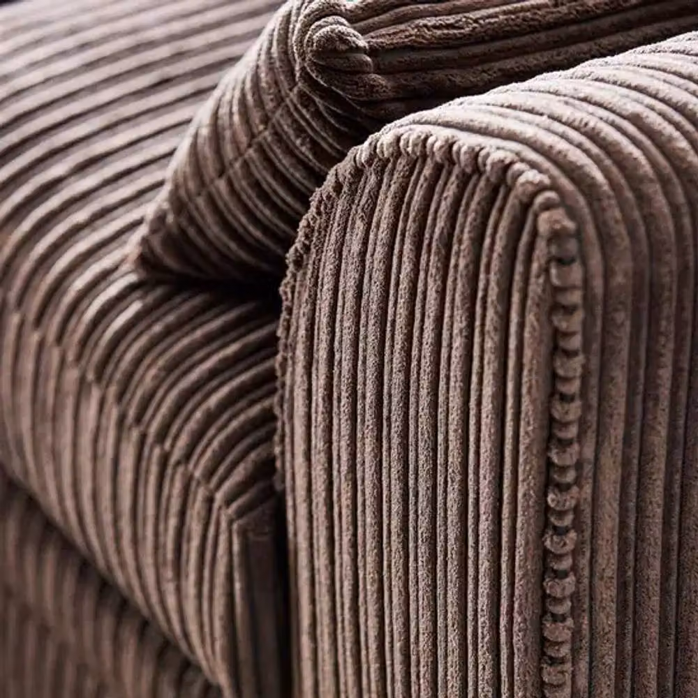 Snug Furniture Birmingham Ltd Camden Jumbo Cord 3+2 Sofa Set in Chocolate Brown – 2