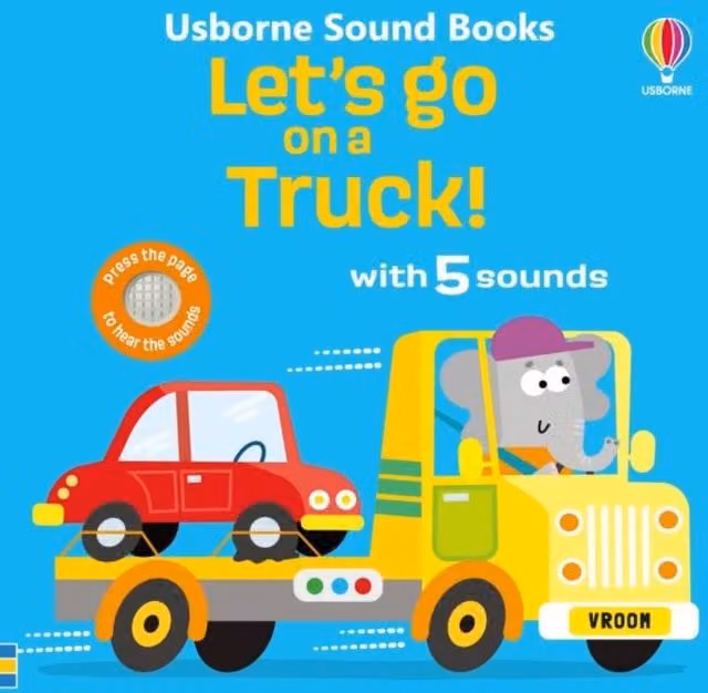 Let's Go on a Truck Board Book by Sam Taplin, Multicolour