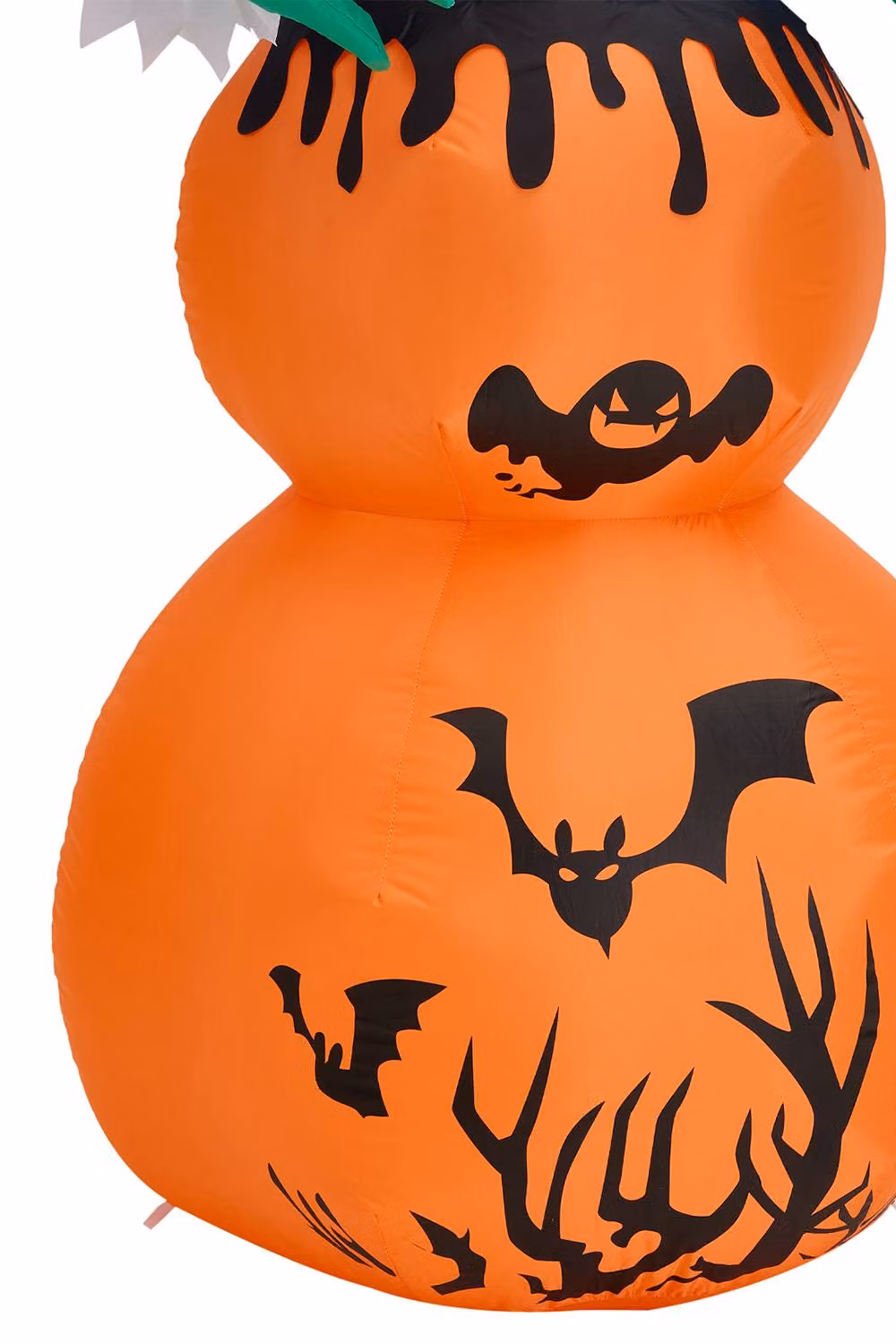 H&O Direct 6ft Inflatable Pumpkin Witch with LED Lights for Halloween in Orange, Purple and Black – 4