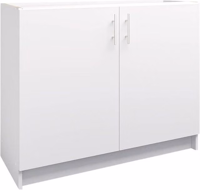 JD Greta Modern Kitchen Base Unit in White Matt, W: 100 cm – 1