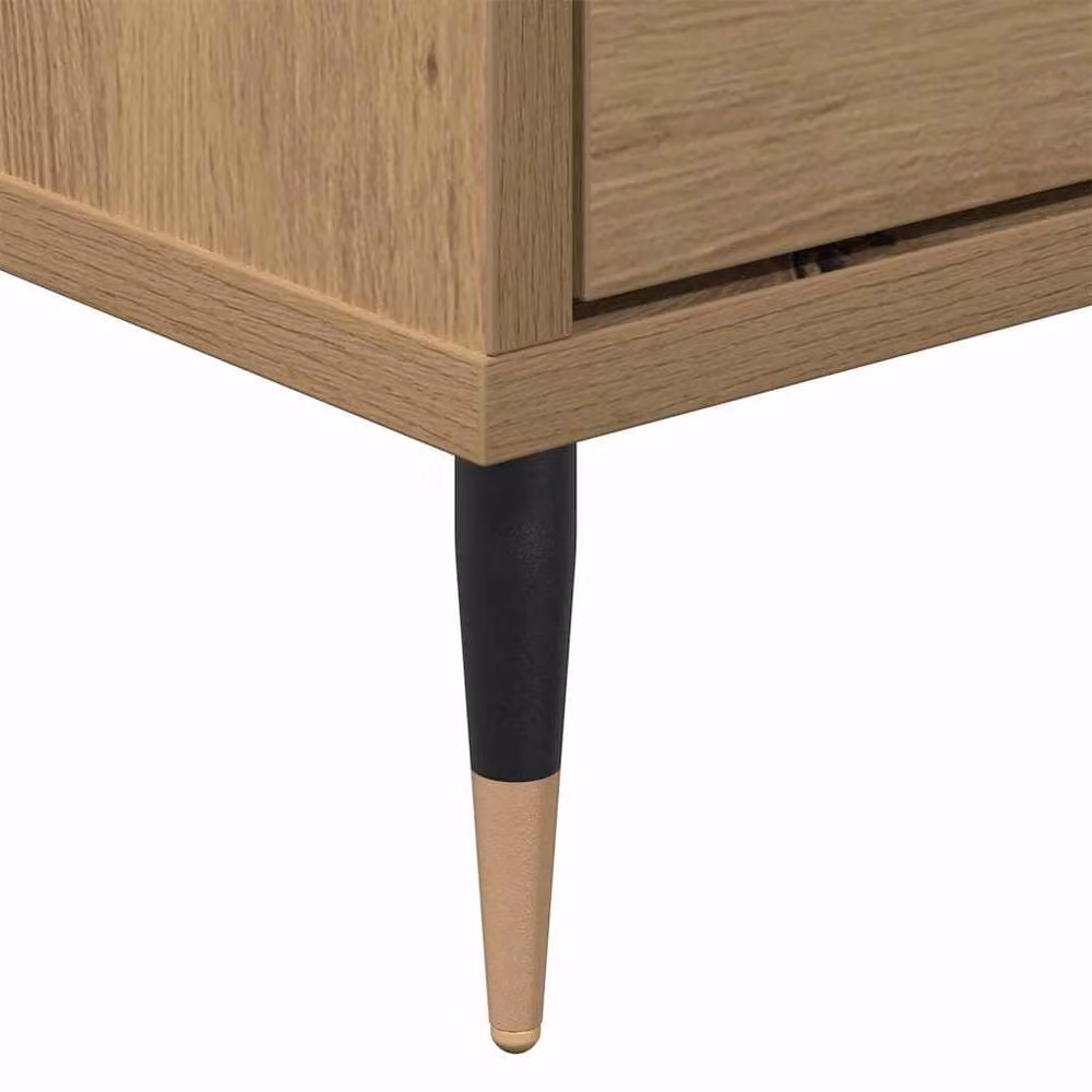 Berkfield Home Artisan Oak TV Cabinet in Brown, W: 150 cm, D: 30 cm, H: 44.5 cm – 5