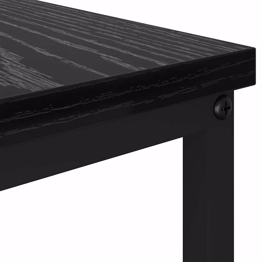 Berkfield Home Modern Black Oak Coffee Table with Lift Mechanism, W/D/H: 100 x 51 x 45 cm – 6