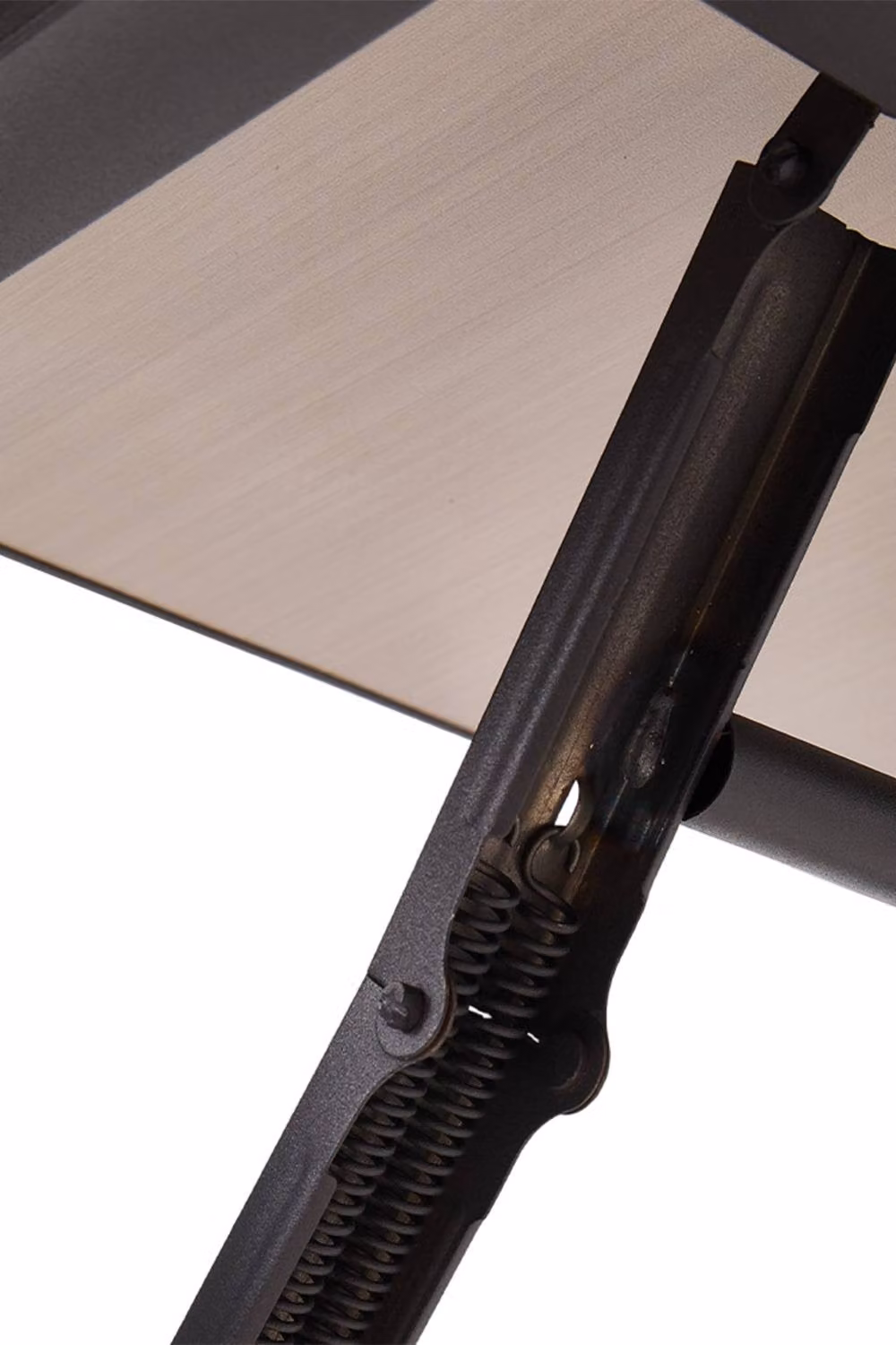 Garden Sanctuary Walnut Folding Table with Double Spring Mechanism – 4