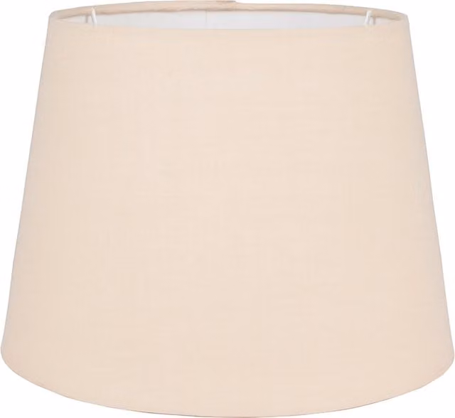 ValueLights Modern Cone Fabric Floor Lamp Shade in Beige and Yellow