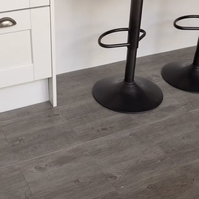 d-c-fix Grey Wood Look Self-adhesive Vinyl Floor Tiles, W/D: 30.48 x 30.48 cm
