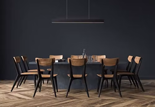Lucide Raya Modern LED Dimmable Pendant Light, Black, H 138 cm x W 119 cm x D 4 cm – 2