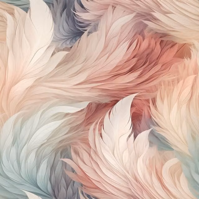 Muriva Plume Multicolour Abstract Nature Wallpaper Roll