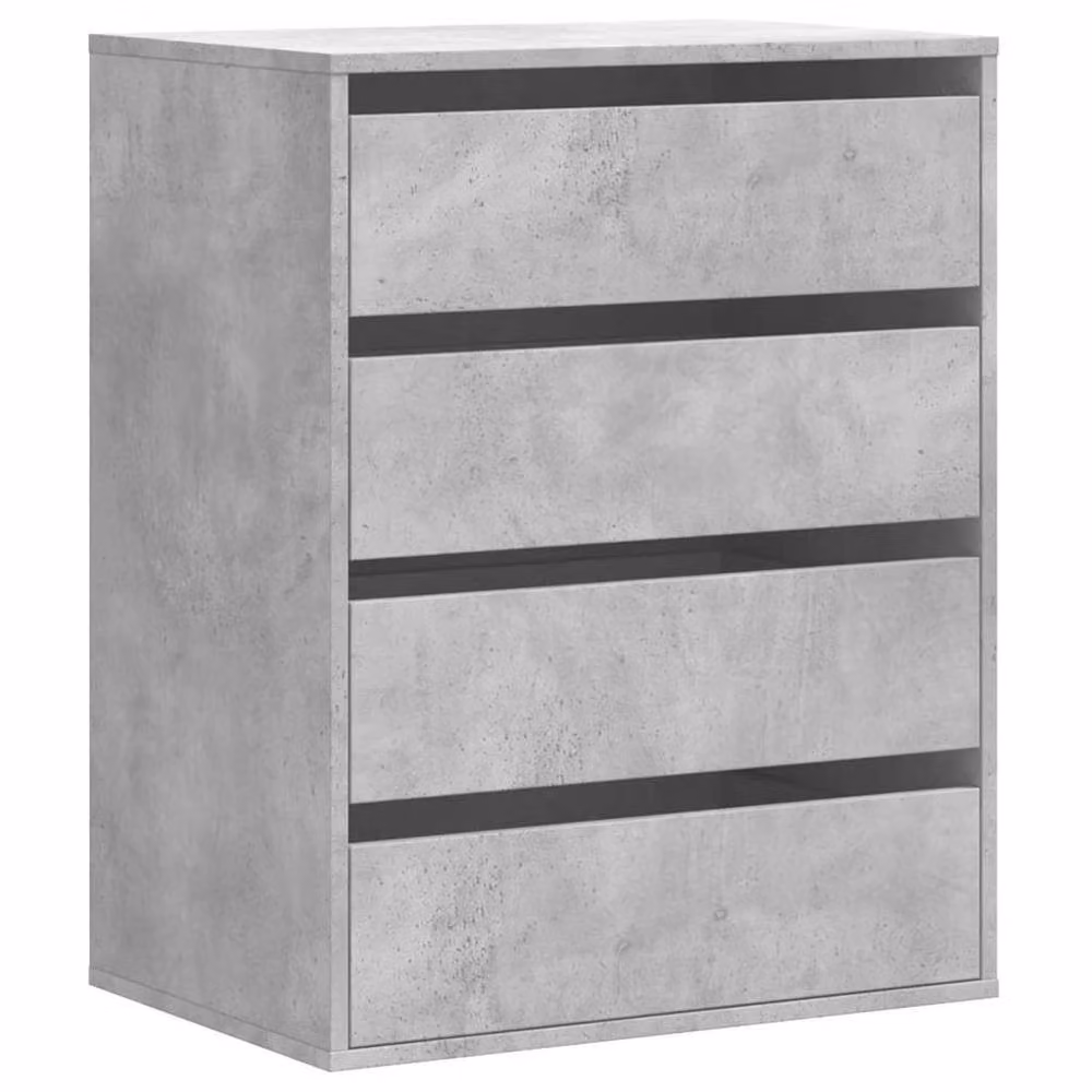Berkfield Home Classic Corner Chest of Drawers in Concrete Grey, W: 60 cm, D: 41 cm, H: 76 cm – 2
