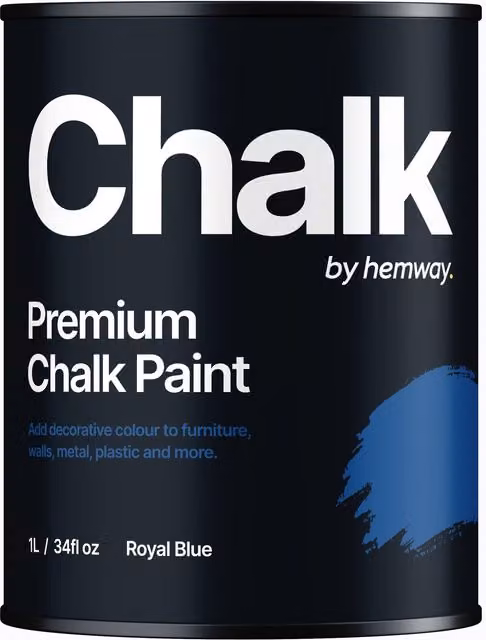 Hemway Chalk Paint Flat Matt in Royal Blue, 1 l
