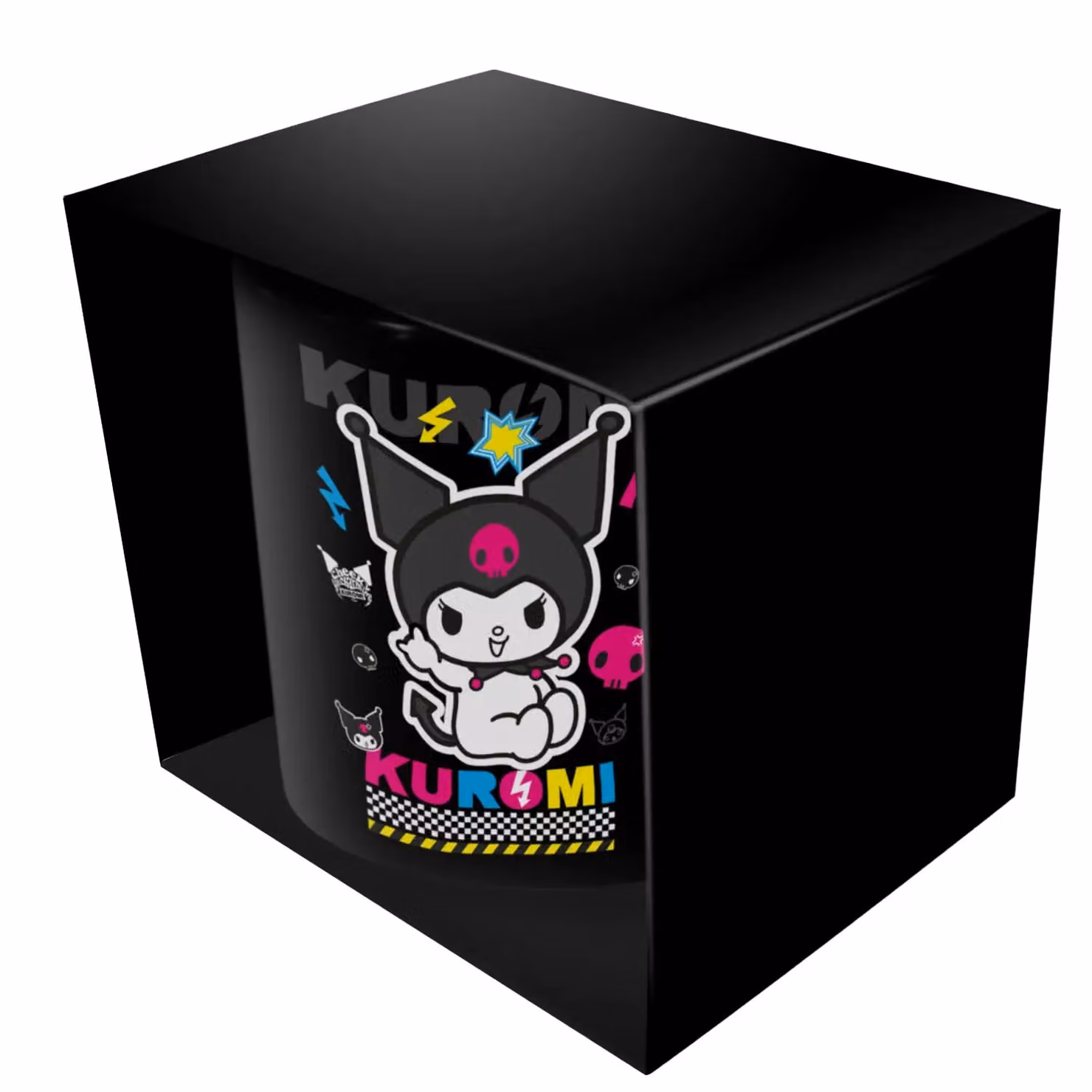 Sanrio Kuromi CMYK Ceramic Mug in Black – 3