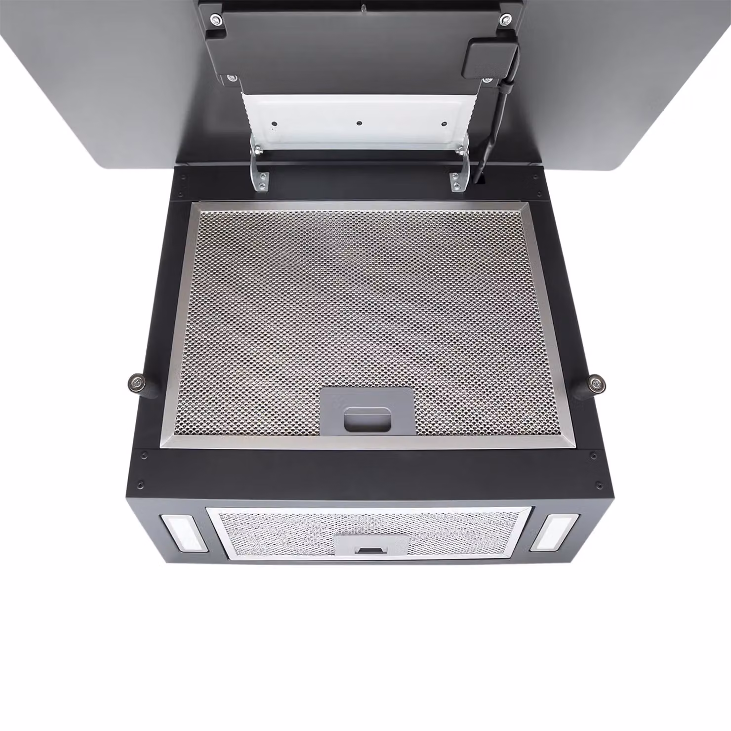 SIA TAG60BL Black Angled Wall Mounted Cooker Hood Extractor Fan with Timer and Convertible Exhaust or Recirculation Function – 4