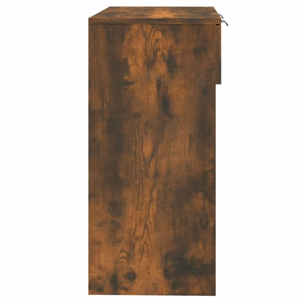 Berkfield Home Decorative Console Table in Smoked Oak Brown, W/D/H: 90 x 36 x 75 cm – 4