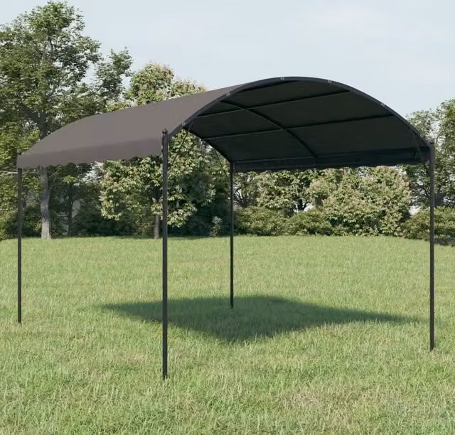 Berkfield Home Sunshade Awning in Anthracite Black, W: 400 cm, D: 300 cm, H: 260 cm – 1