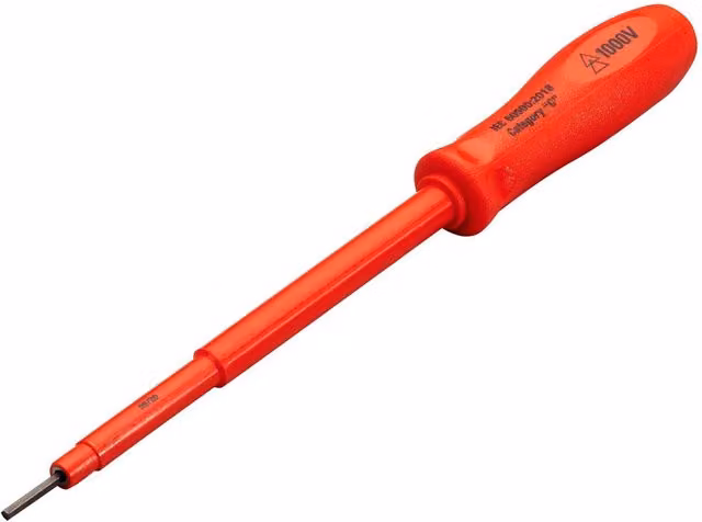 ITL Insulated Hex Screwdriver 3mm, Red and Multicolour