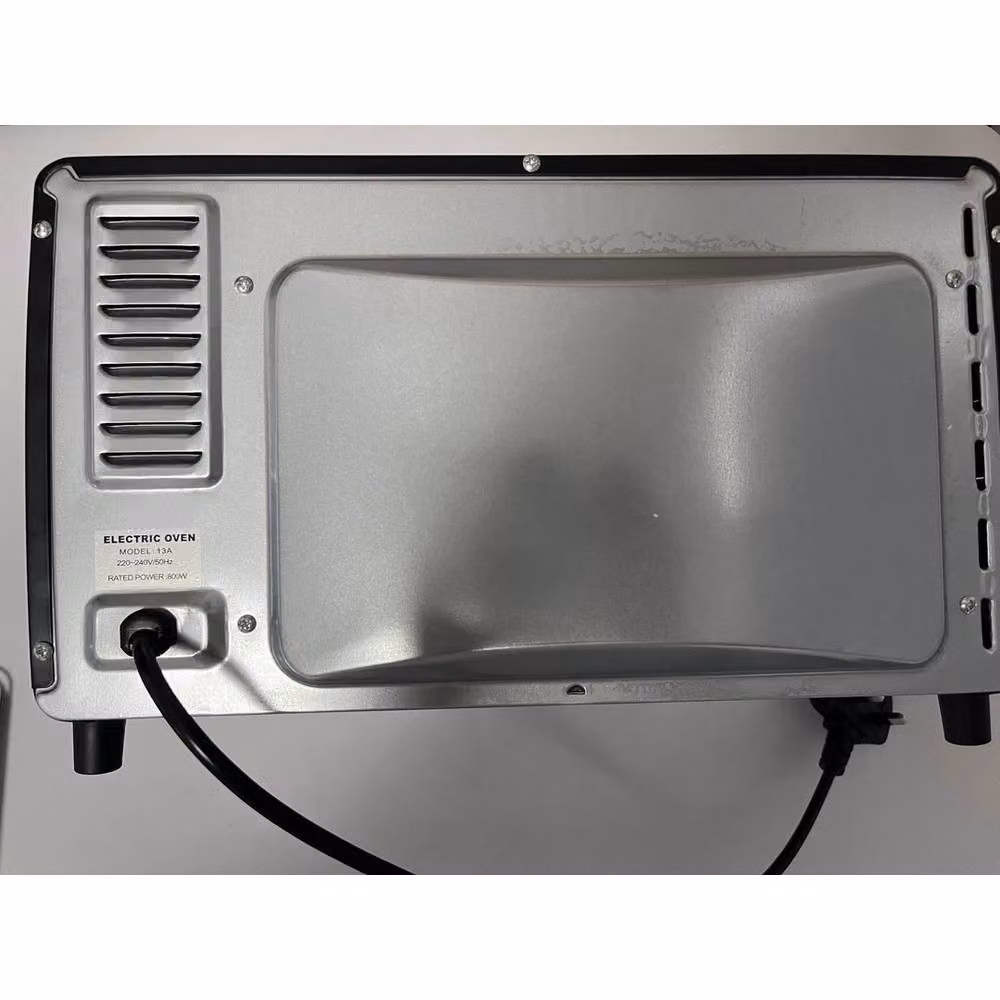 PAWNORA 800W 13L Electric Mini Oven and Grill with Timer in Black – 4
