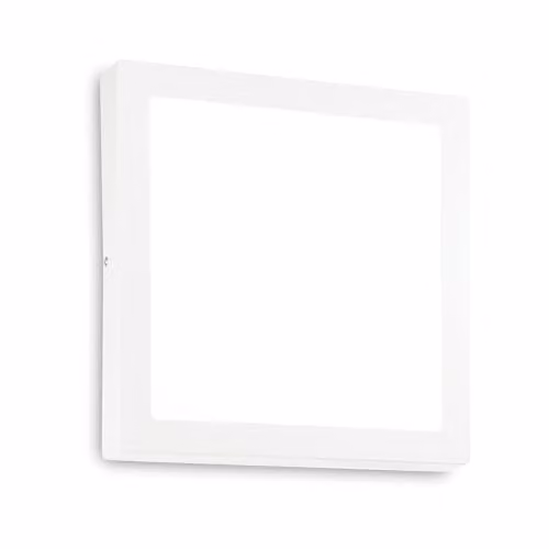 Netlighting Universal Square LED Semi Flush Ceiling Light, White, 30 cm, 2600 lm, 4000 K