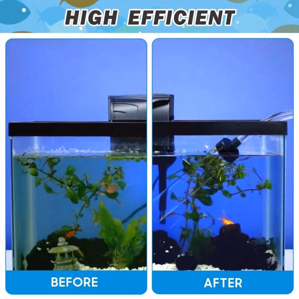 SPETLEK Magnetic Aquarium Fish Tank Cleaner in White – 5