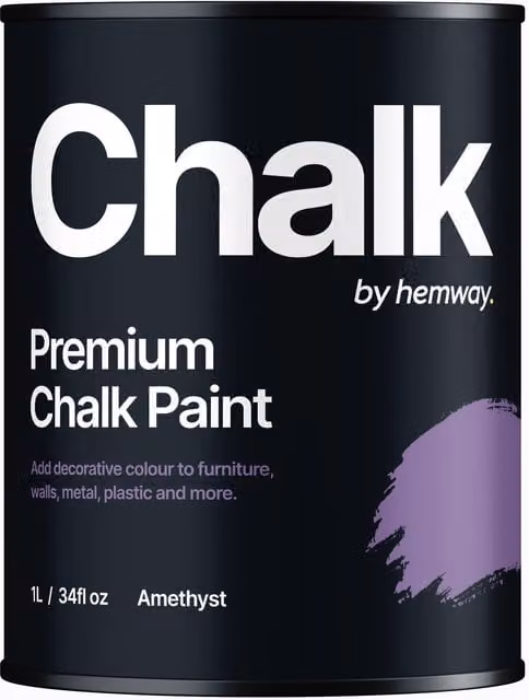 Hemway Chalk Paint Flat Matt Amethyst Purple 1 l