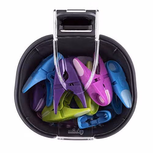 Minky Pod Plus 24 Sure Grip Pegs in Grey – 2