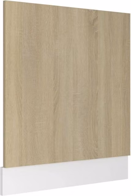 Berkfield Home Dishwasher Panel in Sonoma Oak Light Brown, W/D/H: 59.5 x 3 x 67 cm – 1