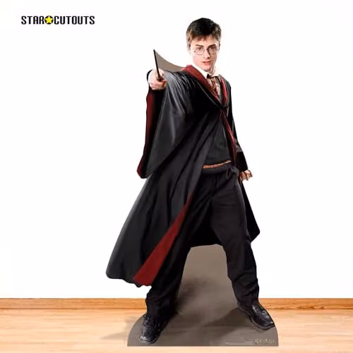 Star Cutouts Harry Potter Quidditch Captain Lifesize Cardboard Cutout, Multicolour Freestanding Display, Height: 170 cm – 5