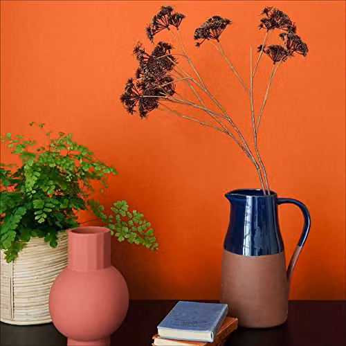 Rust-Oleum Tiger Tea Orange Matt Chalky Wall Paint, 2.5L – 2