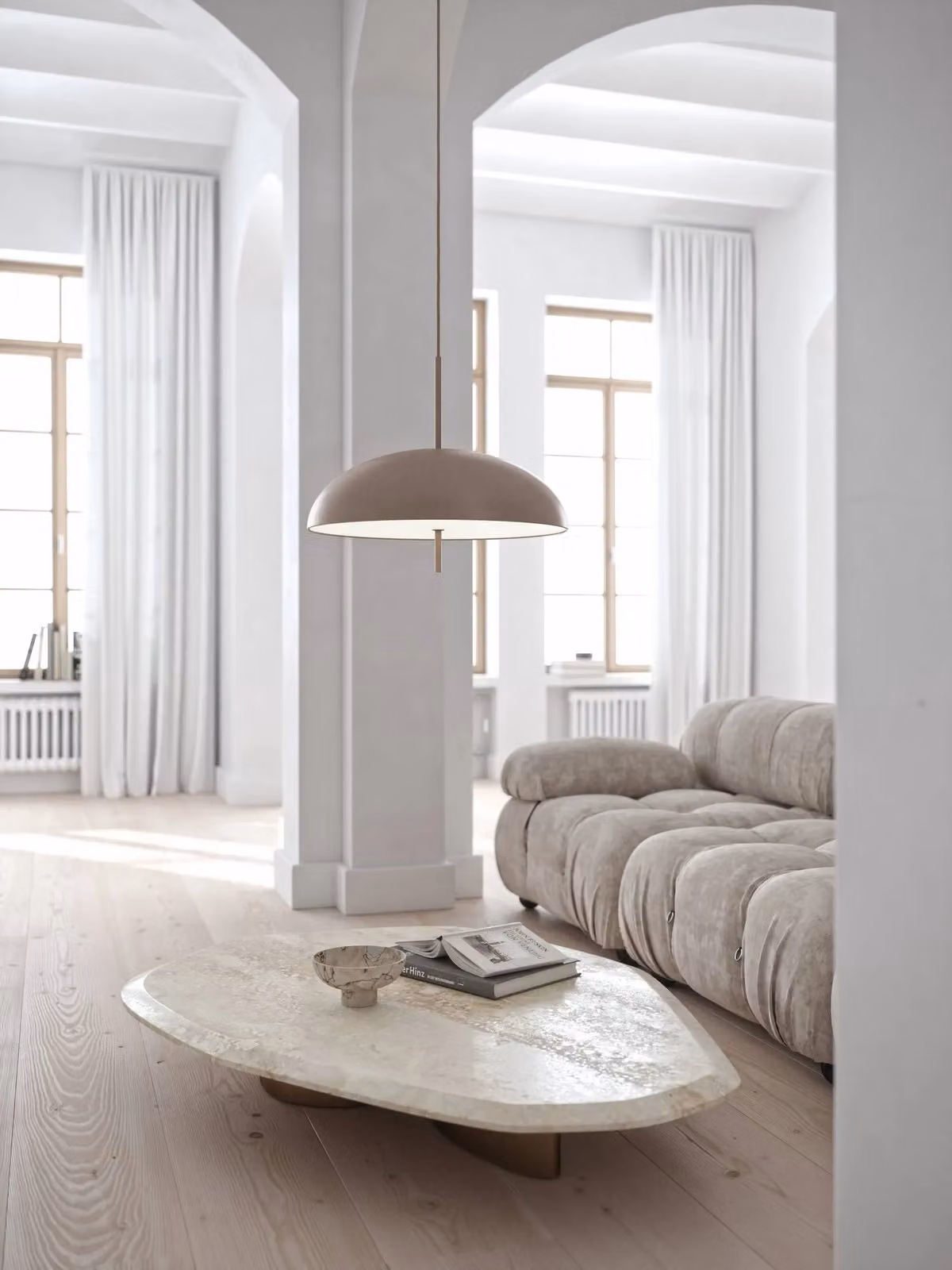 Nordlux Versale Pendant Light, Brown Metal, Diameter: 50 cm – 2