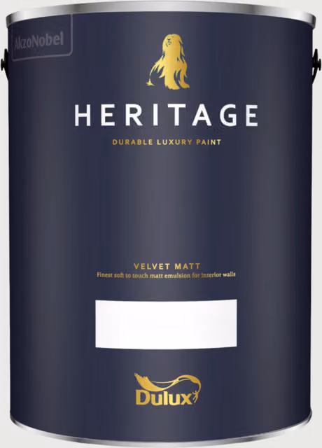 Dulux Trade Heritage Matt Paint in White, 5 l