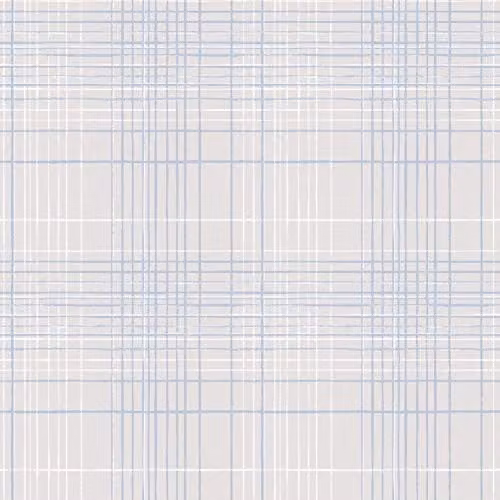 Galerie Deauville 2 Geometric Grid Design Non-Woven Wallpaper, Sky/Navy Blue and Grey, W/H: 53 cm x 10 m