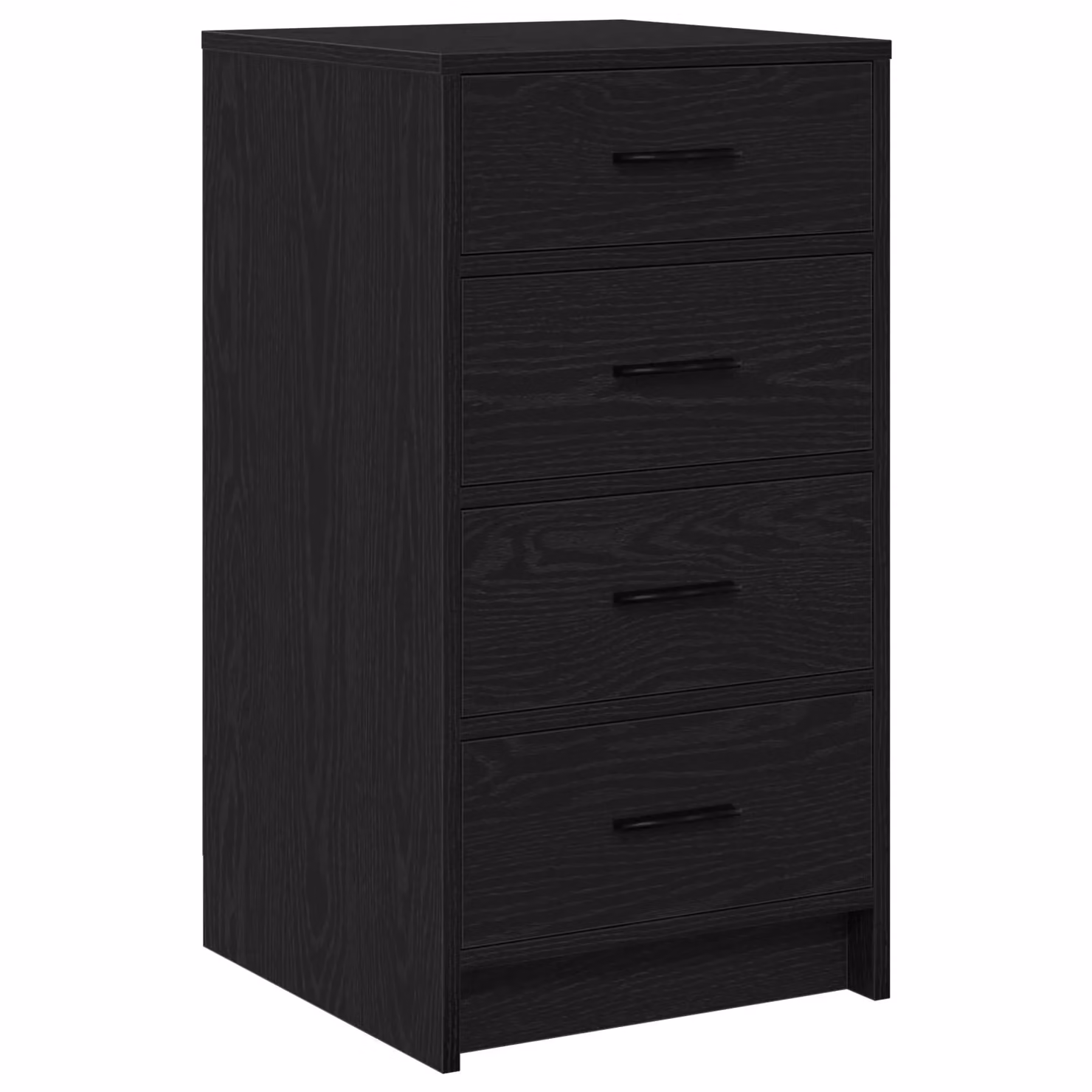 Berkfield Home Black Oak Sideboard in Engineered Wood, W/D/H: 40 x 41 x 75 cm – 2