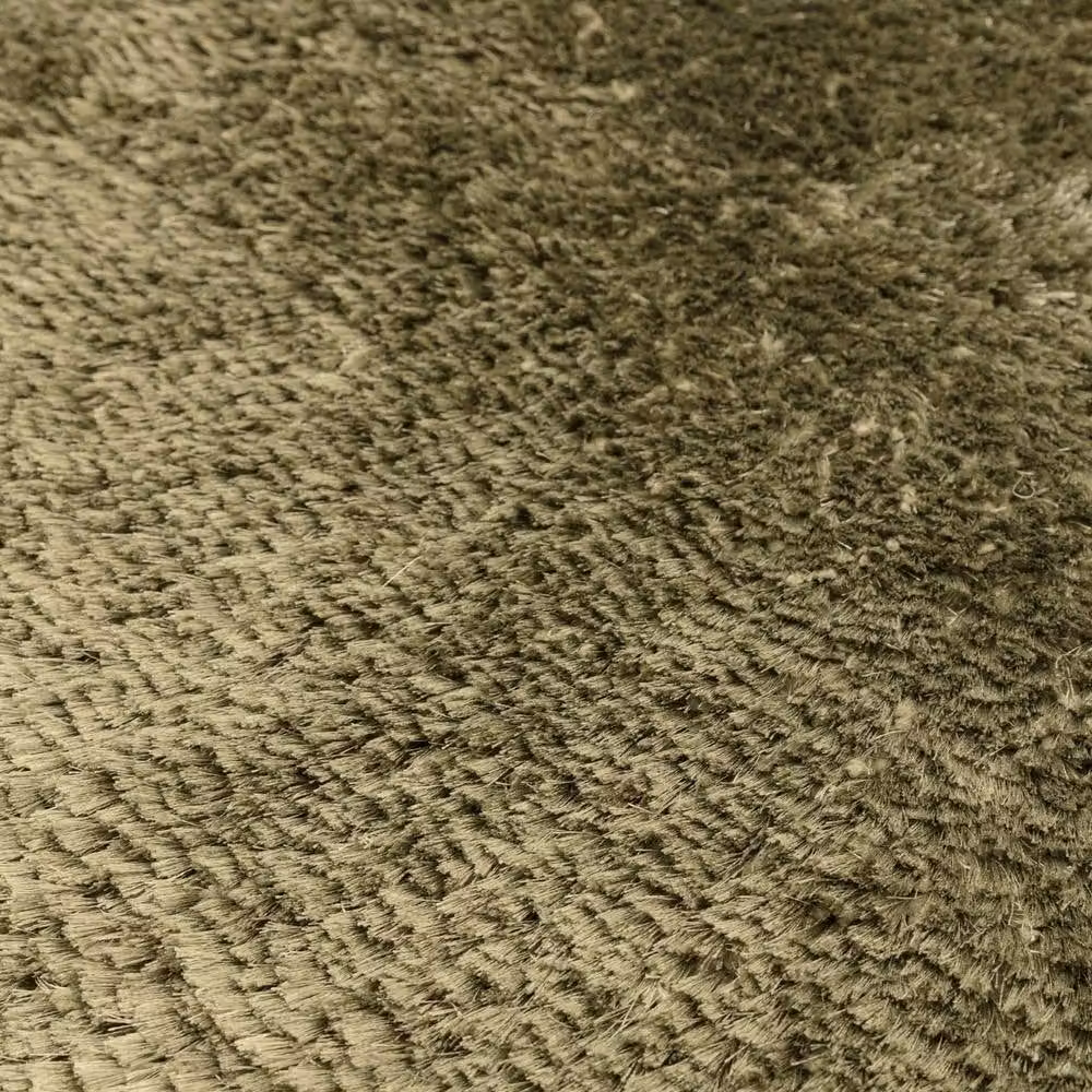 The Rug Shop UK Green Handmade Modern Plain Polyester Easy To Clean Area Rug W: 160 cm, D: 230 cm – 4