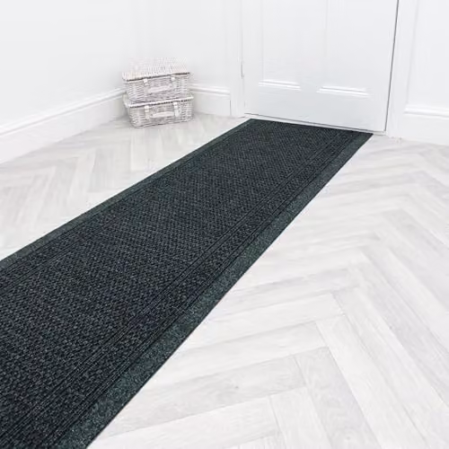 runrug Aztec Hallway Runner Rug, Green, W: 80 cm, L: 270 cm – 5