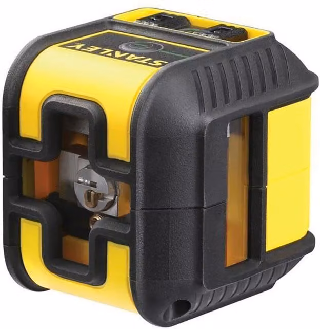 Stanley Cross90 Laser Level with Green Beam in Green and Yellow