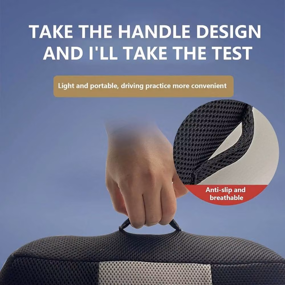 NESTLUNE Car Booster Seat Cushion, Black, W: 190 cm, D: 100 cm – 5