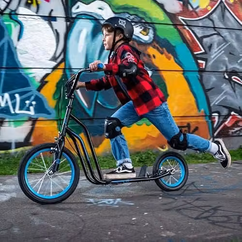 Xootz Blue Metal BMX Scooter with Brake – 3