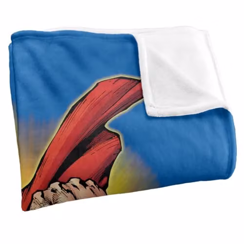DC Comics Superman Collage Silky Touch Super Soft Fleece Throw Blanket, White, W/D/H: 152 x 127 cm – 3