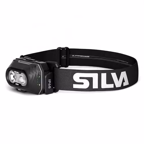Silva Explore 5 LED Head Torch with 700 Lumens, USB-C Rechargeable, in Black with White, Red and Orange LEDs – 1