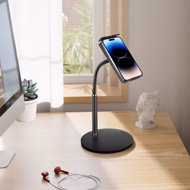 Lifeideas Desktop Phone and Tablet Stand - Black
