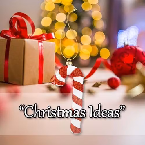 VFM e-Store Red Striped Glass Hanging Candy Cane Christmas Tree Ornament, H x W x D: 15.8 x 6.0 x 2.1 cm – 5
